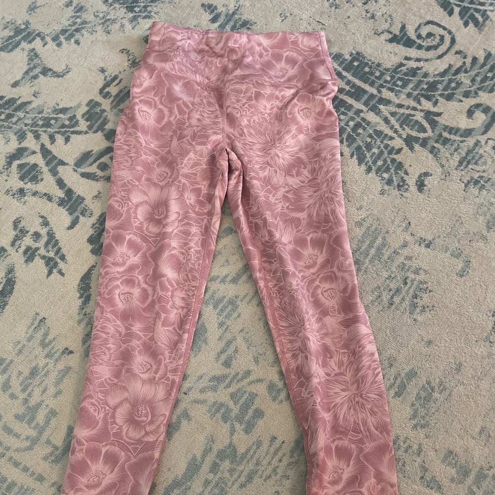 Kyodan XS rose floral print leggings
